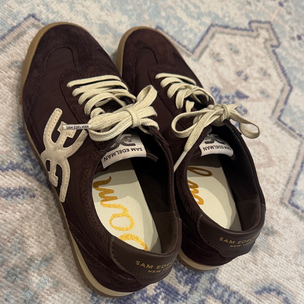 Sam Edelman women’s  Dark Brown Sneakers
